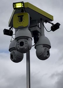 Secura Box Mini mit Solar Systemkopf mit 3 Low Volt Speed-Domen Systemkopf mit 3 Low Volt Speed-Domen