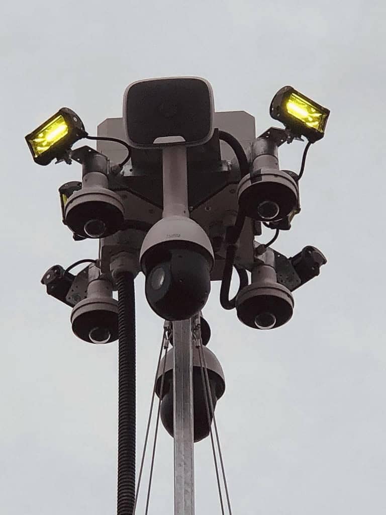 Systemkopf Secura 6 / PTZ-IP zur Überwachung mit Speak in